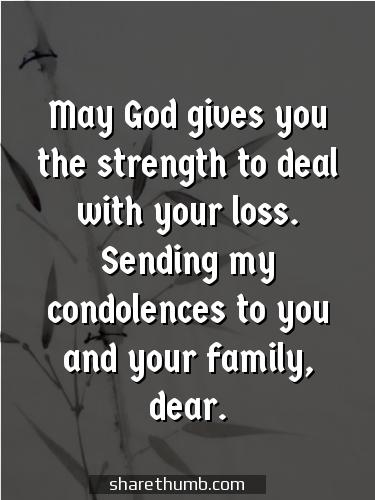 short sympathy message for loss of mother